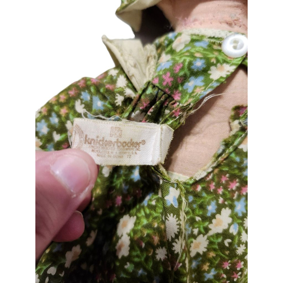 Vintage 16' 1970s Knickerbocker Friends of Holly Hobbie "Amy" fabric Rag Doll - Picture 7 of 10